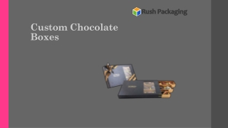 Custom Chocolate Boxes