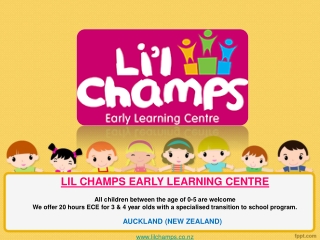 Lilchamps | Early Learning Centre | Montessori Child Care Centre