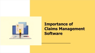 Importance of Claims Management Software