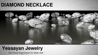 Winter Ice look dripping with Diamonds Necklace | Necklaces with diamonds in UAE