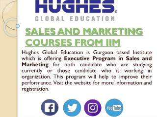 Online Certification Courses in Sales and Marketing