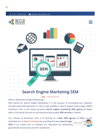 Search Engine Marketing SEM pdf Nucleosys Tech