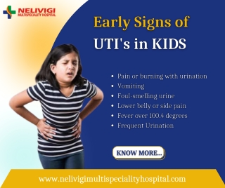 Signs of UTI's in Kids | Best Urology Hospitals in Bangalore | Nelivigi Urology