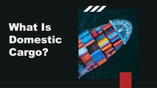 What Is Domestic Cargo?