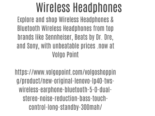 Wireless Headphones