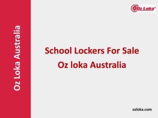 school lockers for sale – Oz loka Australia