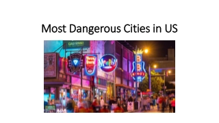 Most Dangerous Cities in