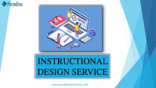 PPT on instructional design services