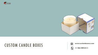 Make Your Own candle packaging boxes With free Shipping in USA