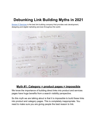 Debunking Link Building Myths in 2021
