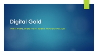 Digital Gold - E-gold services | digital gold by Motilal oswal