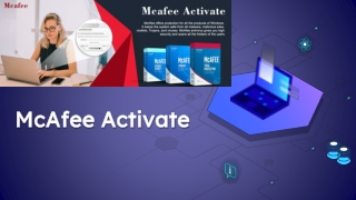 McAfee Activate Enter Product Key - mcafee.comactivate