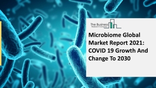 Microbiome Market Trends, Market Share, Industry Size, Opportunities, Analysis a