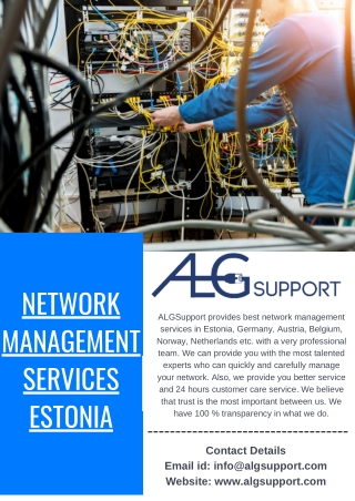 Network Management Services Estonia