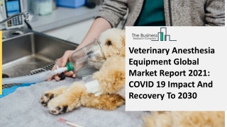 Veterinary Anesthesia Equipment Market 2021: Global Growth, Trends And Forecast