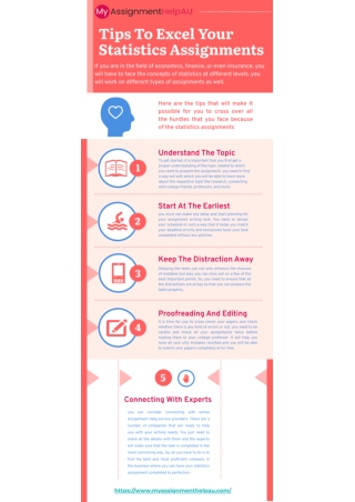Tips To Excel Your Statistics Assignments