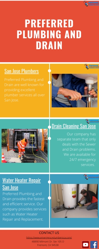 PREFERRED PLUMBING AND dRAIN