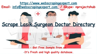 Scrape Lasik Surgeon Doctor Directory