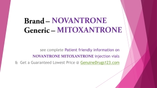 MITOXANTRONE Medication – Cost, Generic & Brand Name, Dosage, Uses, Side Effects