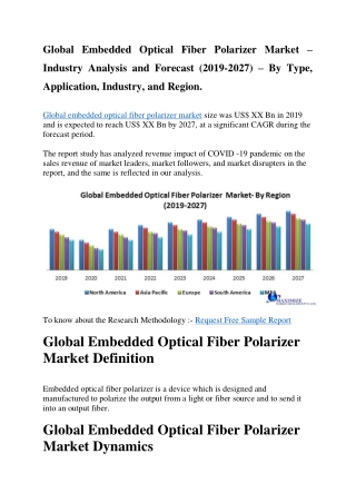Global Embedded Optical Fiber Polarizer Market