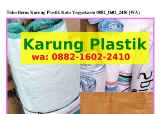 Toko Beras Karung Plastik Kota Toko Beras Karung Plastik Kota YogyakarYogyakarta