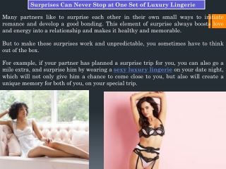 Buy Online Sexy Luxury Lingerie By Lingerie Seduction