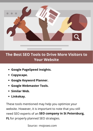 The Best SEO Tools to Drive More Visitors to Your Website