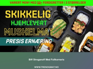 Biff Stroganoff Med Fullkornsris
