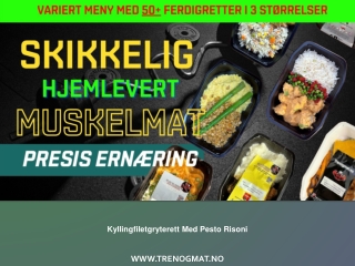 Kyllingfiletgryterett Med Pesto Risoni.