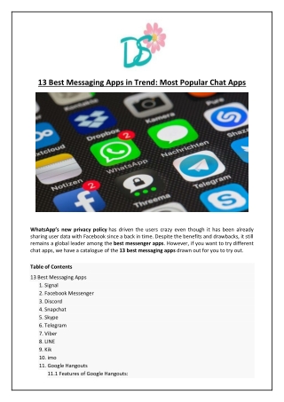 13 Best Messaging Apps in Trend Most Popular Chat Apps