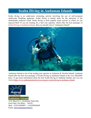 Scuba Diving in Andaman Islands