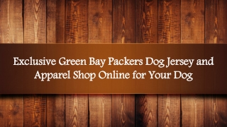 Exclusive Green Bay Packers Dog Jersey and Apparel Shop Online for Your Dog