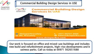 Commercial Building Design Services in USE