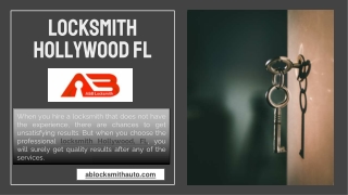 Locksmith Hollywood FL