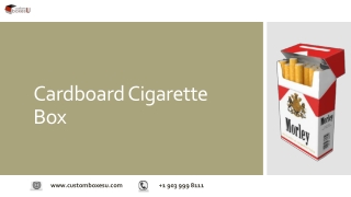 Cardboard cigarette boxes wholesale at Best Price in Texas, USA