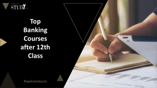 Top Banking Courses after 12th Class