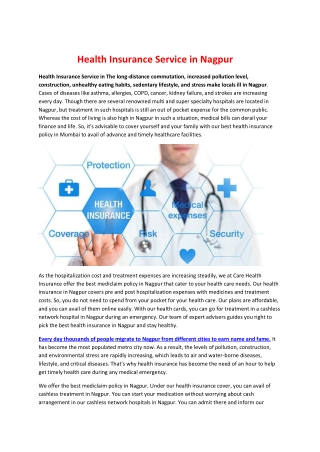 Health Insurance Service in Nagpur