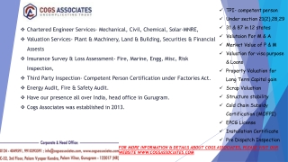 Our best Chartered Engineer services are available for you |Cogs Associates|