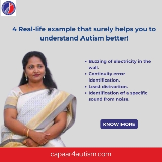 Autism care | Best Autism Center in Bangalore | Capaar | Dr.P.Sumitha Hemavathy