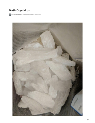 Meth Crystal oz