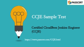 Certified CloudBees Jenkins Engineer (CCJE) Exam Dumps