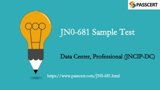 Data Center, Professional (JNCIP-DC) JN0-681 Exam Dumps