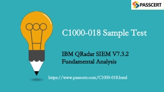 IBM QRadar SIEM V7.3.2 C1000-018 Exam Dumps