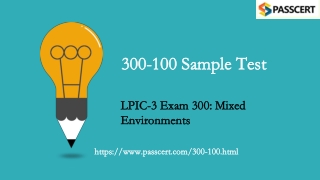 LPIC-3 Exam 300 Mixed Environments 300-100 Updated Dumps