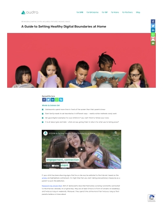 A Guide to Setting Healthy Digital Boundaries at Home