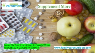 Supplement Store