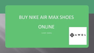 BUY NIKE AIR MAX SHOES ONLINE