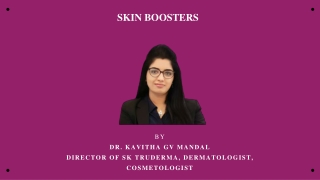Best Skin Booster Treatment in Sarjapur Road | Dermatologist Dr kavita