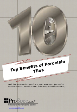 10 Top Benefits of Porcelain Tiles
