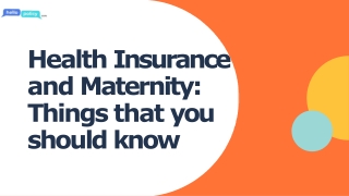 Health Insurance and Maternity Things that you should know